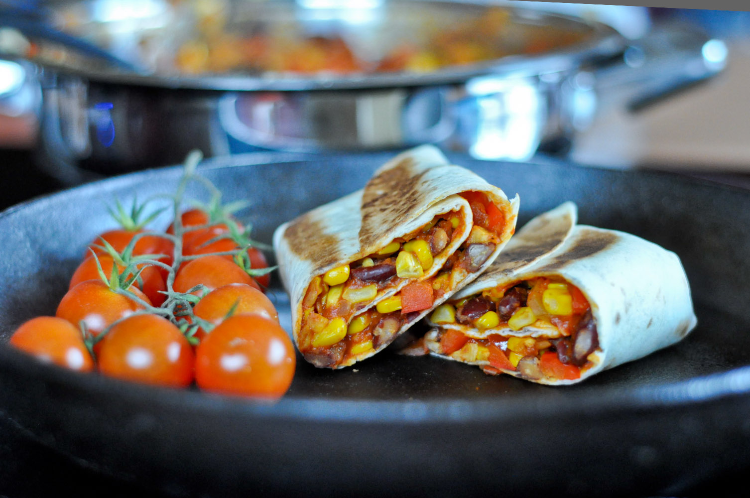 Meksykańska tortilla czyli wege burrito